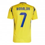Günstige Fußballtrikots Al Nassr Ronaldo 7 Kinder Heimtrikot 2024-25 Kurzarm